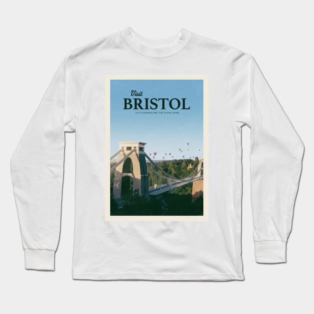 Visit Bristol Long Sleeve T-Shirt by Mercury Club